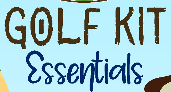 Golf Kit Essentials - Infograph