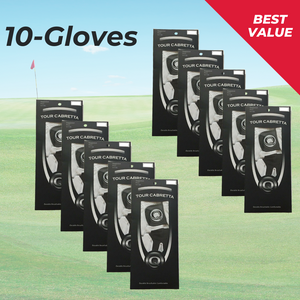 Tour Cabretta Leather Golf Gloves, Mens All Sizes within 10 Pack