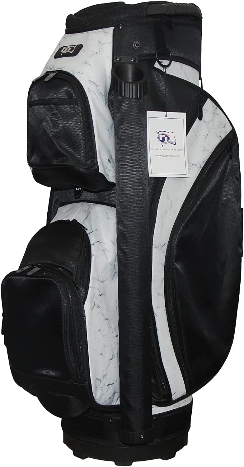 RJ Sports Bliss 14 Way Divider Top Ladies Deluxe Cart Bag Marble
